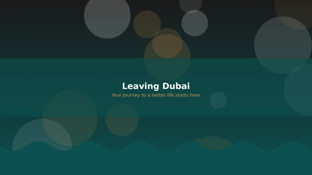 LeaveDubai - Dubai Skyline Departure