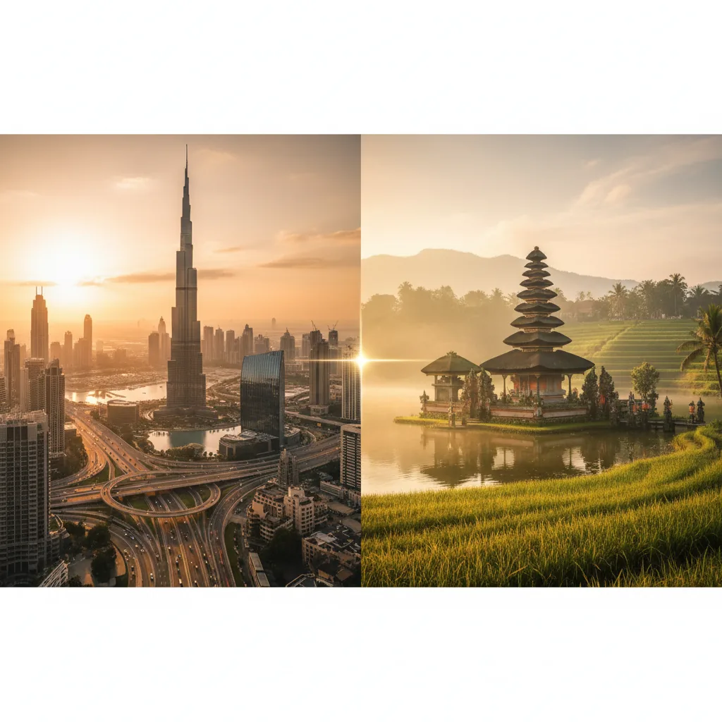 Dubai Vs Bali - LeaveDubai