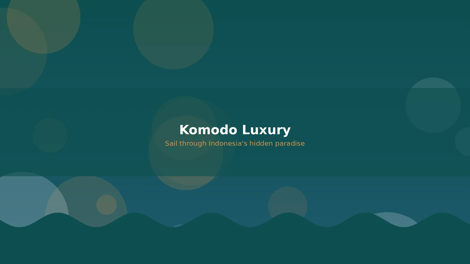 Komodo Luxury Yacht Experience